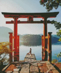 Hakone Shinto Shrine Diamond Painting