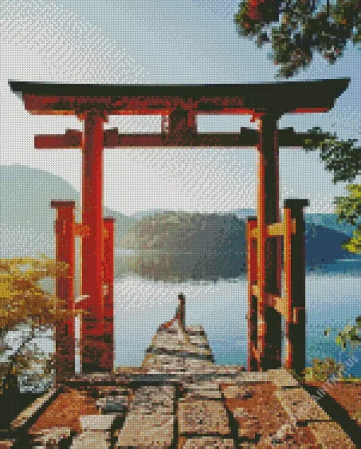 Hakone Shinto Shrine Diamond Painting