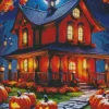 Halloween House Diamond Painting