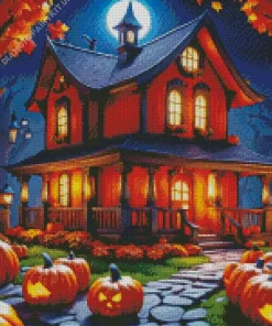 Halloween House Diamond Painting