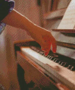 Hands Playing Piano Diamond Painting