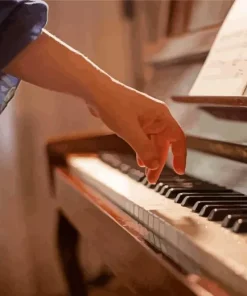 Hands Playing Piano Diamond Painting