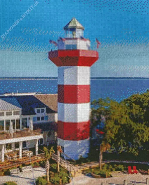 Harbour Town Lighthouse Diamond Painting