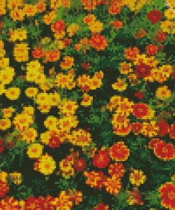 Harlequin Marigold Diamond Painting