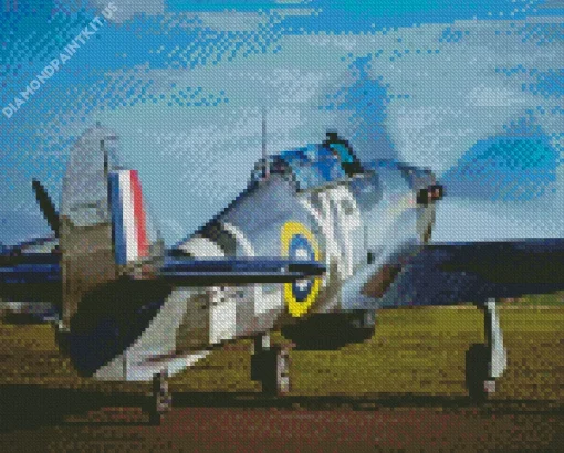 Hawker Hurricane Diamond Painting