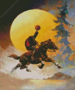 Headless Horseman Diamond Painting