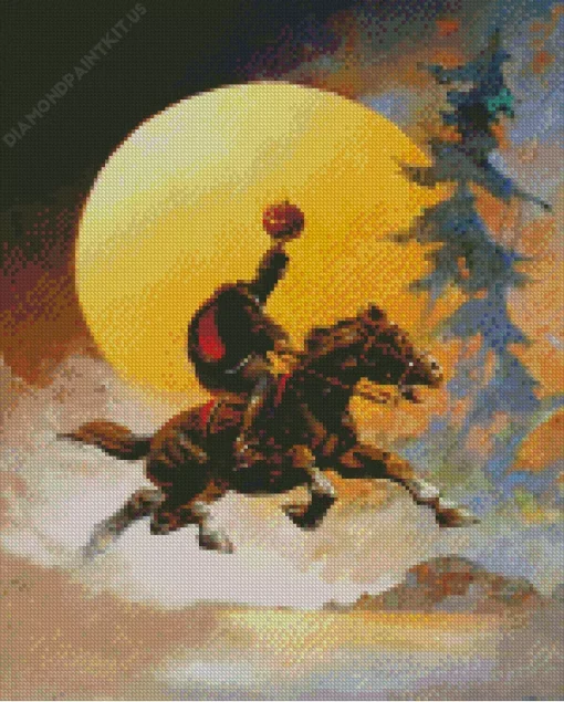 Headless Horseman Diamond Painting