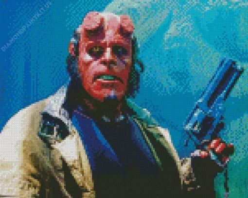 Hellboy Superhero Diamond Painting