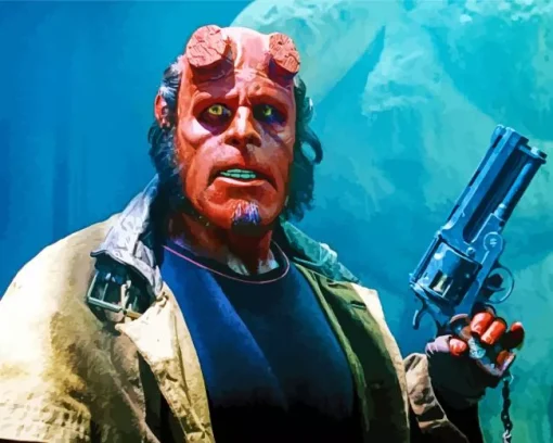 Hellboy Superhero Diamond Painting