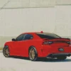 Hellcat Charger Red Diamond Painting