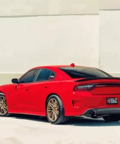 Hellcat Charger Red Diamond Painting