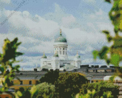 Helsinki Cathedral Diamond Painting