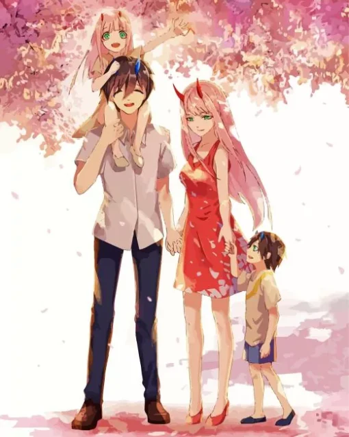 Hiro And Zero Two Diamond Painting