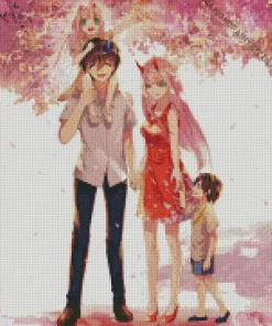 Hiro And Zero Two Diamond Painting