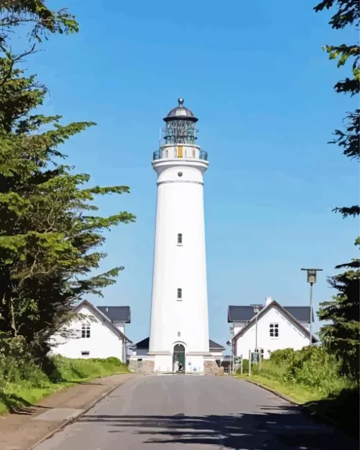 Hirtshals FYR Lighthouse Diamond Painting