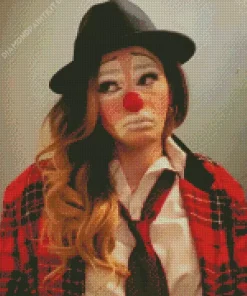 Hobo Clown Woman Diamond Painting