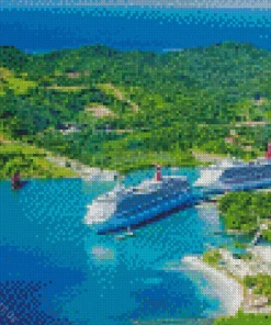 Honduras Coast Diamond Painting