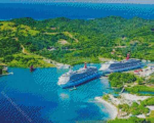 Honduras Coast Diamond Painting