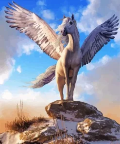 Horse With Wings Diamond Painting