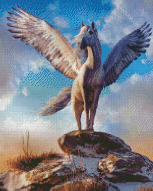 Horse With Wings Diamond Painting