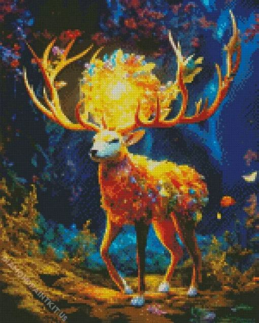 Magical Guardian Deer Diamond Painting