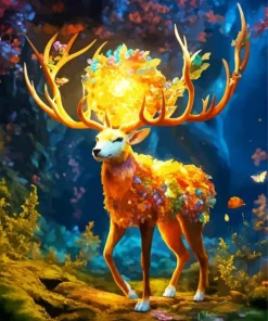 Magical Guardian Deer Diamond Painting