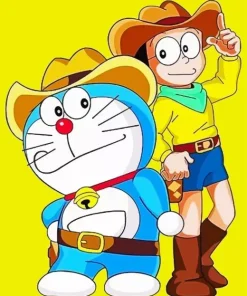 Nobita And Doraemon Diamond Painting