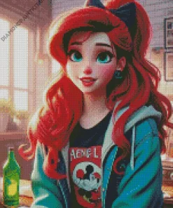 Princess Ariel Modern Diamond Painting