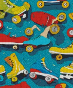 Roller Skates Diamond Painting