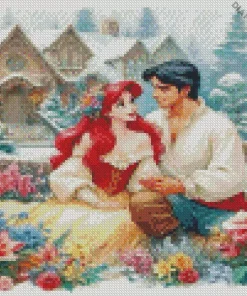 Romantic Ariel And Prince Diamond Painting