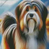 Tibetan Terrier Dog Diamond Painting