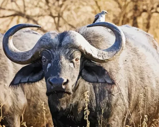 African Buffalo Diamond Painting