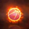 Basketball On Fire Diamond Painting