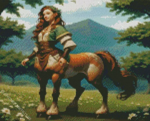 Centaur Girl Diamond Painting