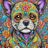 Dog Sugar Skull Diamond Painting