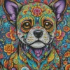 Dog Sugar Skull Diamond Painting