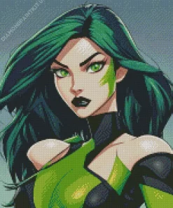 Shego Kim Possible Diamond Painting